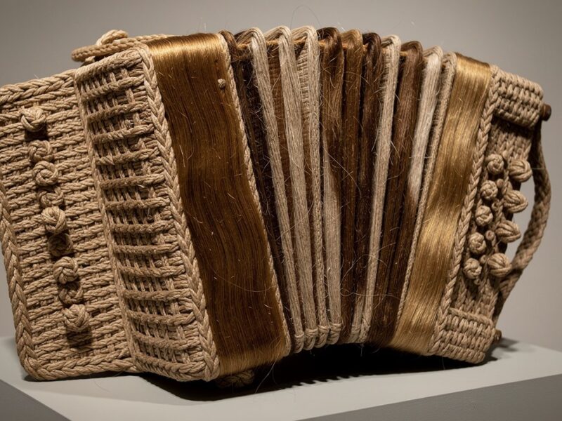 ACCORDION MADE OF HAIR