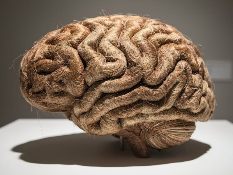 Brain made of hair