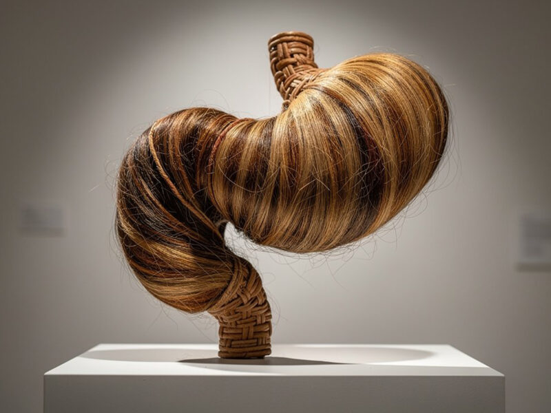 STOMACH made of hair