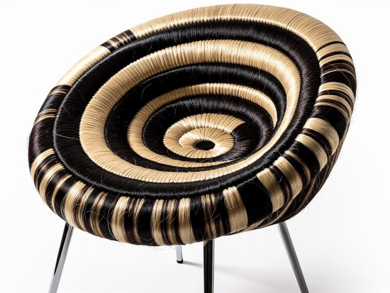 Spiral hair chair