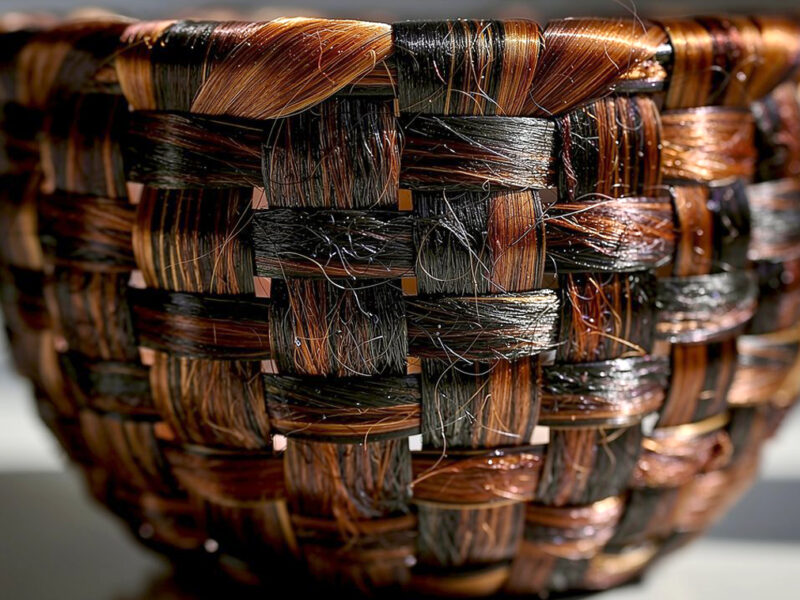basket made of hair
